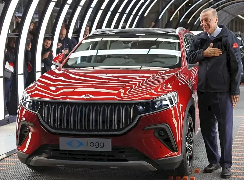Togg Türkiyədə elektrik avtomobil bazarının lideri olub