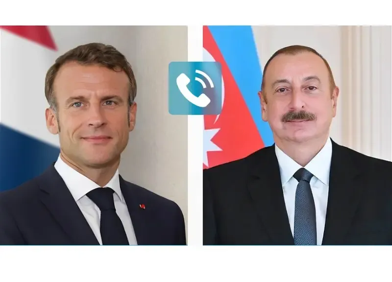 Makron İlham Əliyevlə regional təhlükəsizliyi müzakirə edib