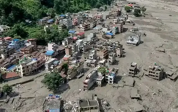 nepal sal daşqını