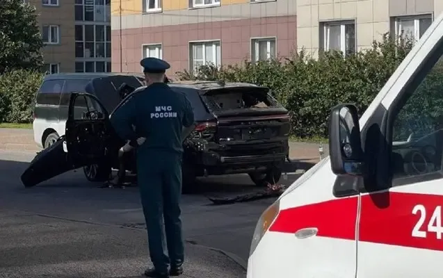Sankt-Peterburqda polkovnik-leytenant avtomobil partlayışında ölüb
