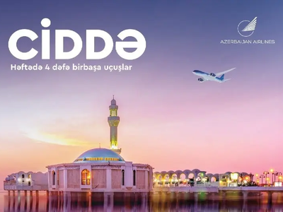 AZAL sentyabrda Ciddəyə müntəzəm uçuşları bərpa edir