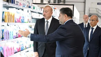 İlham Əliyev Fabriora Group zavodunun açılışında iştirak edib