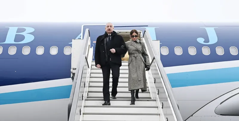 Prezident İlham Əliyev Davos İqtisadi Forumunda iştirak etmək üçün İsveçrəyə səfər edib