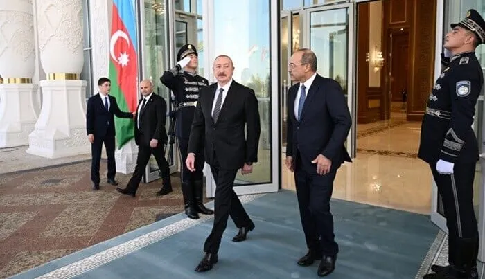 İlham Əliyev Özbəkistana səfər edib